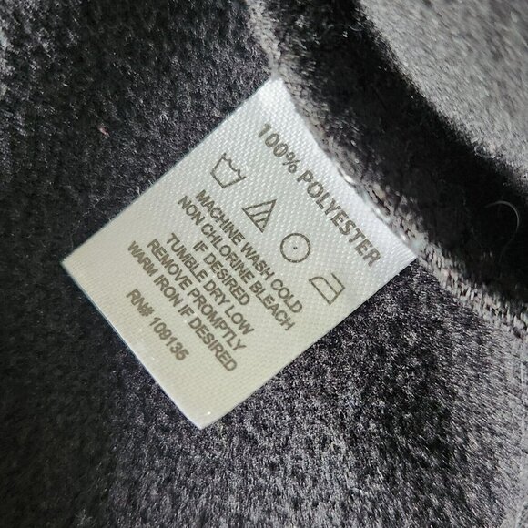 Brooklyn Nets New York NBA Basketball Large Black White Zip Up Athletic Jacket - Picture 8 of 16